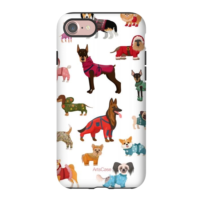 iPhone 7 StrongFit Fashion Dogs by ArtsCase
