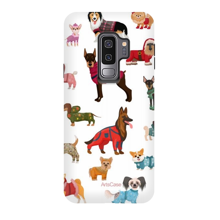 Galaxy S9 plus StrongFit Fashion Dogs by ArtsCase