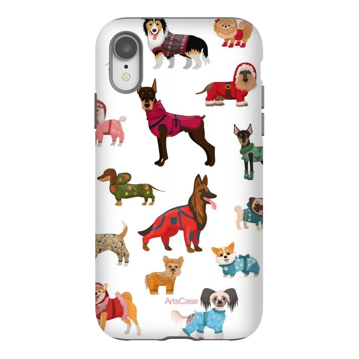 iPhone Xr StrongFit Fashion Dogs by ArtsCase