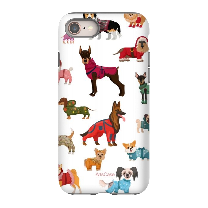 iPhone SE StrongFit Fashion Dogs by ArtsCase