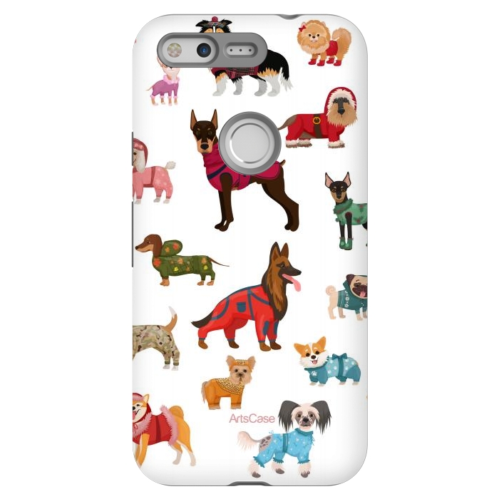 Pixel StrongFit Fashion Dogs by ArtsCase