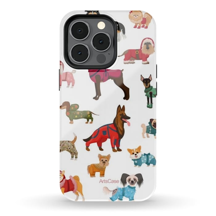 iPhone 13 pro StrongFit Fashion Dogs by ArtsCase