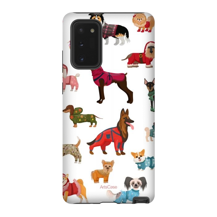 Galaxy Note 20 StrongFit Fashion Dogs by ArtsCase