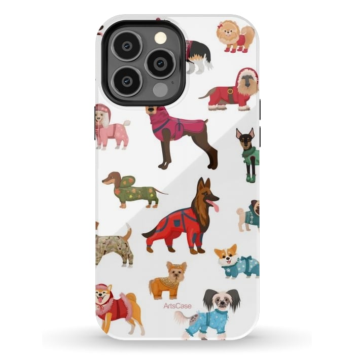 iPhone 13 Pro Max StrongFit Fashion Dogs by ArtsCase