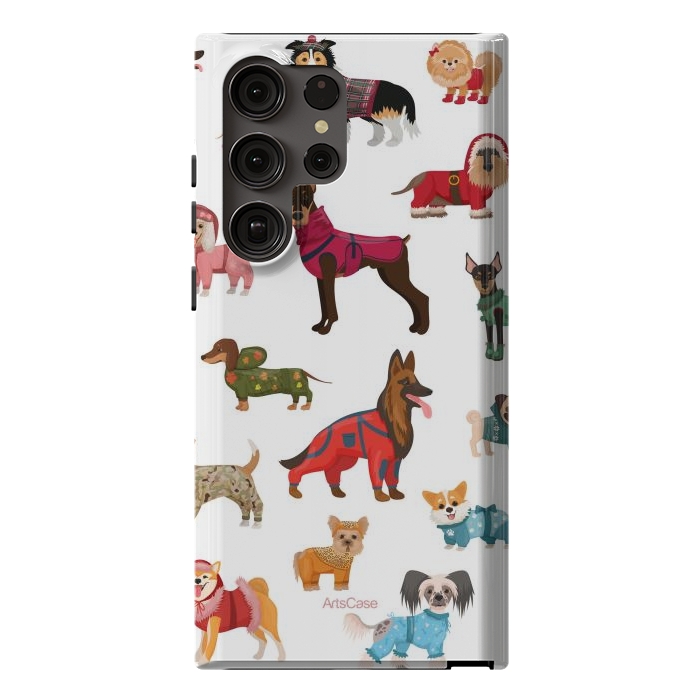 Galaxy S23 Ultra StrongFit Fashion Dogs by ArtsCase