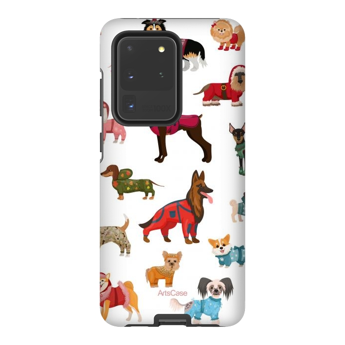 Galaxy S20 Ultra StrongFit Fashion Dogs by ArtsCase