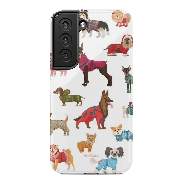 Galaxy S22 StrongFit Fashion Dogs by ArtsCase