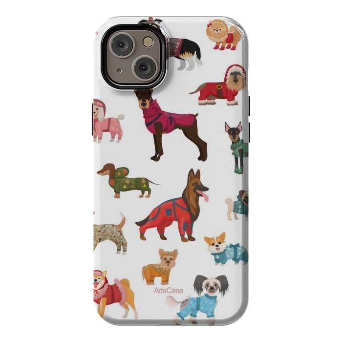 iPhone 14 Plus StrongFit Fashion Dogs by ArtsCase