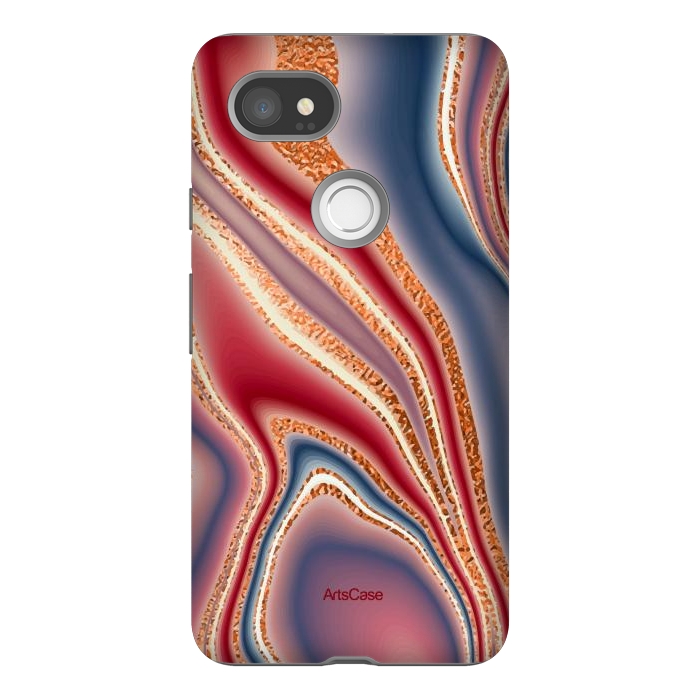 Pixel 2XL StrongFit Colored spangles by ArtsCase