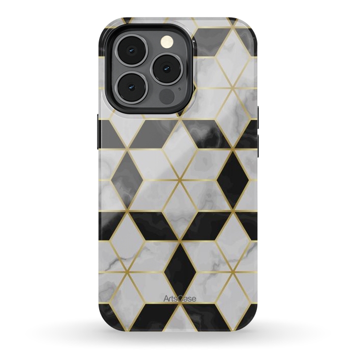iPhone 13 pro StrongFit Luxury Geometry by ArtsCase