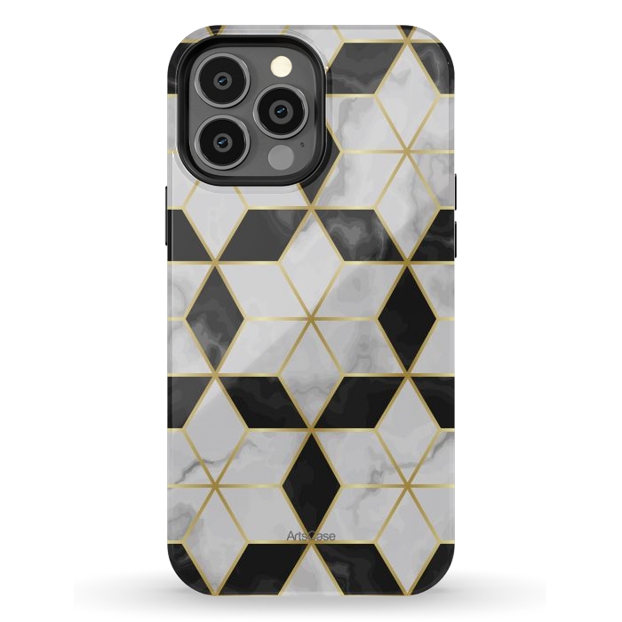 iPhone 13 Pro Max StrongFit Luxury Geometry by ArtsCase