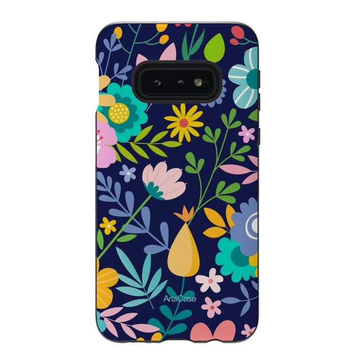 Galaxy S10e StrongFit Fresh flowers by ArtsCase