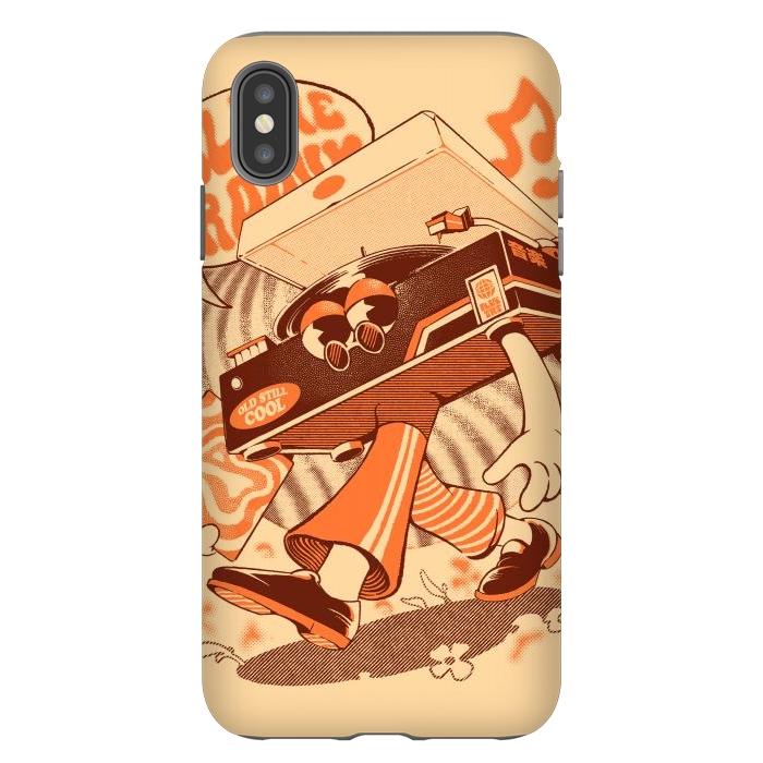 iPhone Xs Max StrongFit Feel the Groovy by Ilustrata