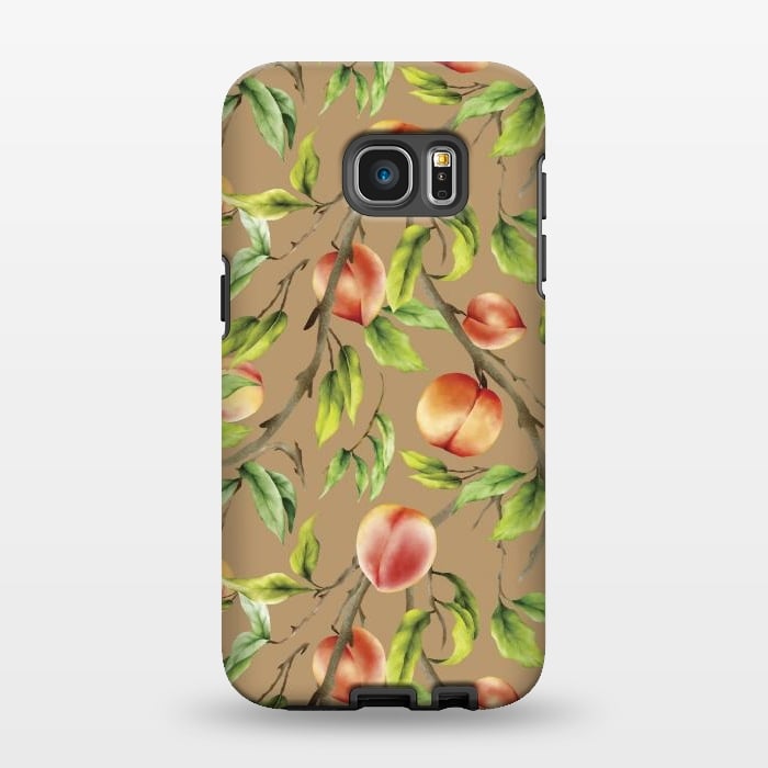 Galaxy S7 EDGE StrongFit Peaches on the tree by Bledi