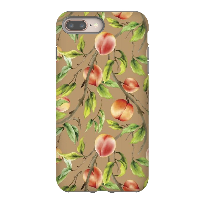 iPhone 8 plus StrongFit Peaches on the tree by Bledi