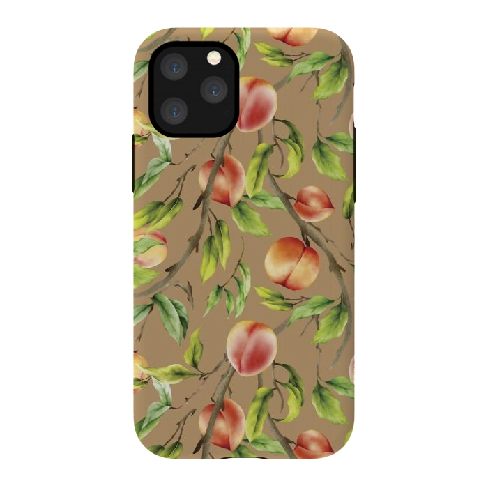 iPhone 11 Pro StrongFit Peaches on the tree by Bledi