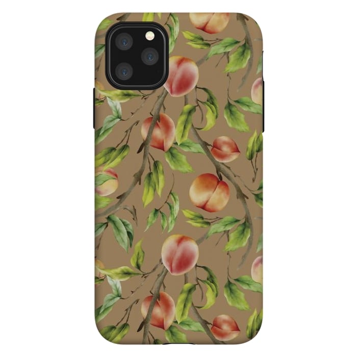 iPhone 11 Pro Max StrongFit Peaches on the tree by Bledi