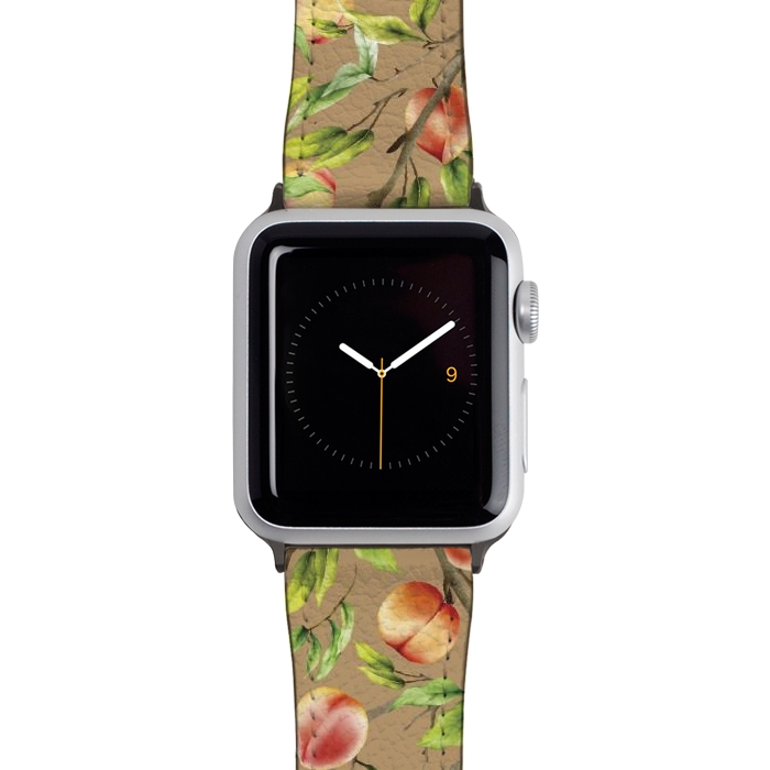 Watch 38mm / 40mm Strap PU leather Peaches on the tree by Bledi