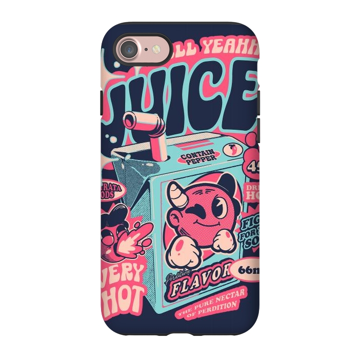 iPhone 7 StrongFit Hell Yeah Juice by Ilustrata