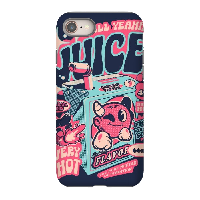 iPhone 8 StrongFit Hell Yeah Juice by Ilustrata