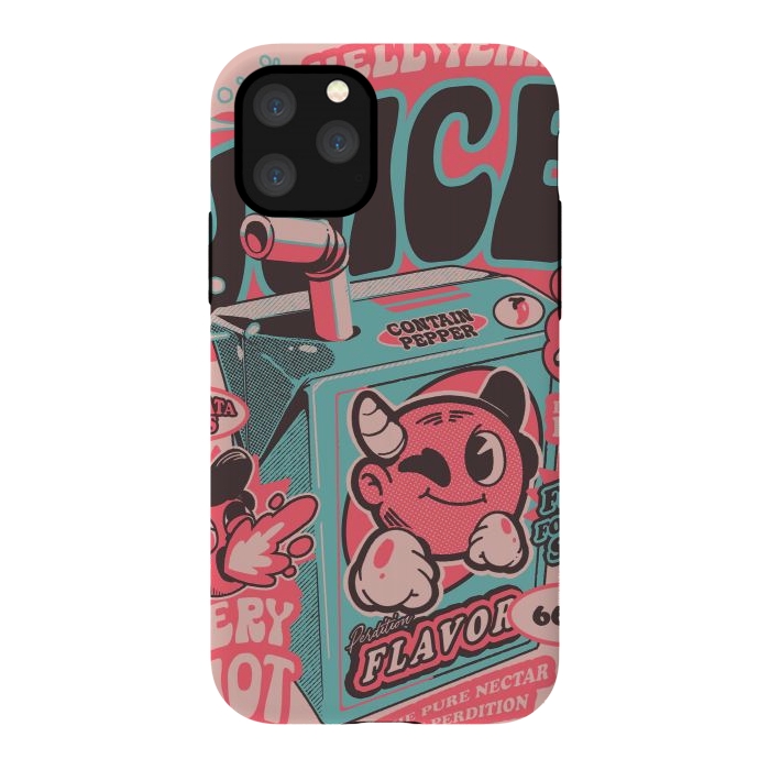 iPhone 11 Pro StrongFit Pink - Hell Yeah Juice  by Ilustrata