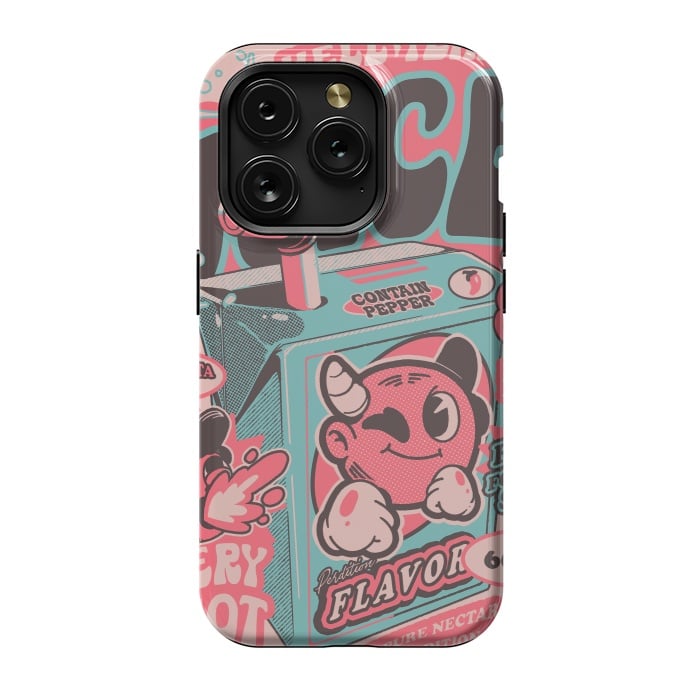iPhone 15 Pro StrongFit Pink - Hell Yeah Juice  by Ilustrata