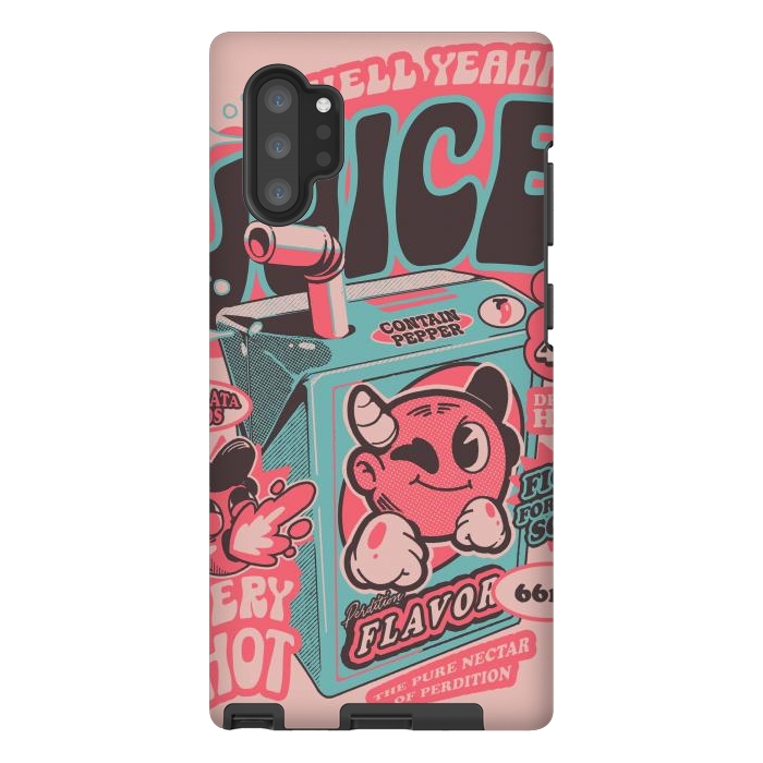 Galaxy Note 10 plus StrongFit Pink - Hell Yeah Juice  by Ilustrata