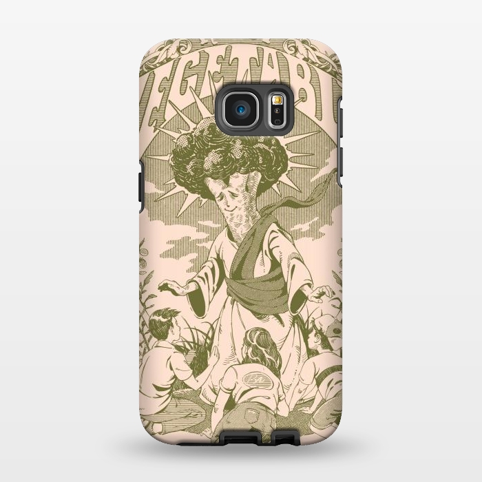 Galaxy S7 EDGE StrongFit Holy Vegetable - Light by Ilustrata