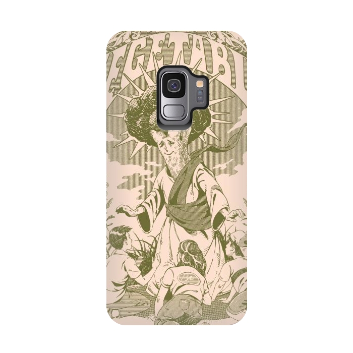 Galaxy S9 StrongFit Holy Vegetable - Light by Ilustrata