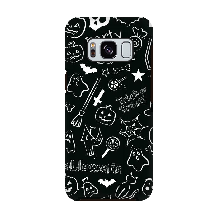 Galaxy S8 StrongFit Halloween Pattern by Bledi
