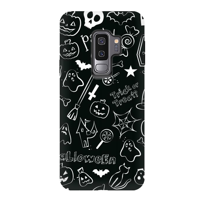 Galaxy S9 plus StrongFit Halloween Pattern by Bledi
