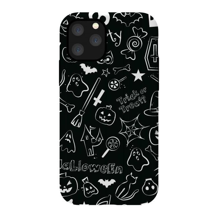 iPhone 11 Pro StrongFit Halloween Pattern by Bledi