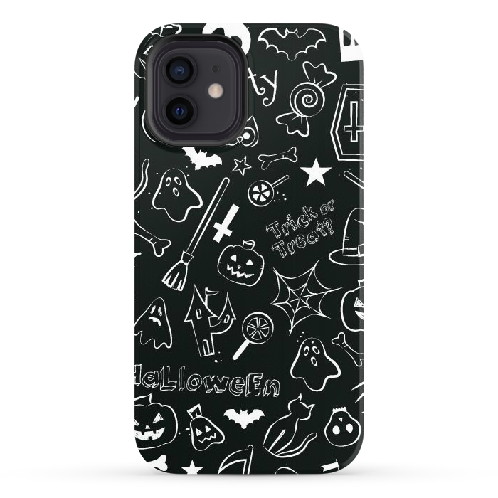 iPhone 12 StrongFit Halloween Pattern by Bledi