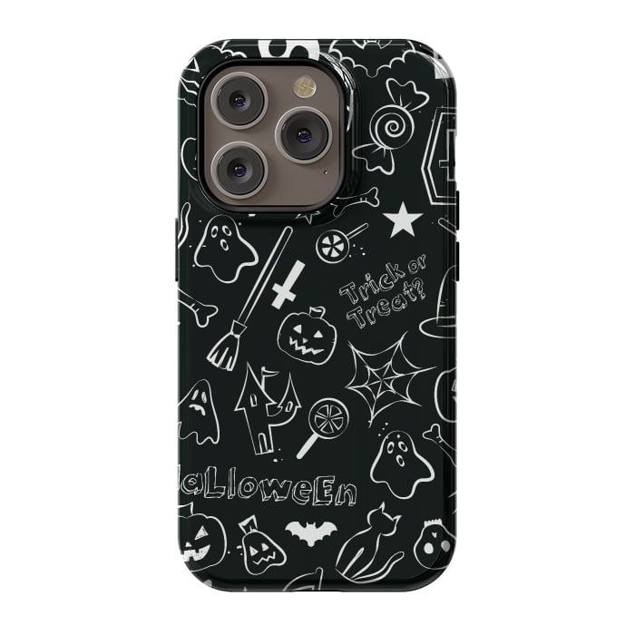 iPhone 14 Pro StrongFit Halloween Pattern by Bledi