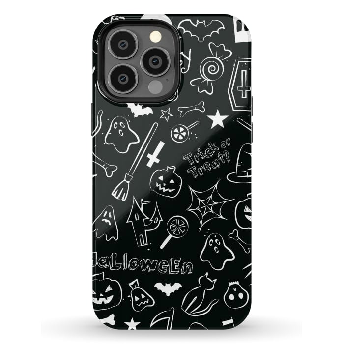 iPhone 13 Pro Max StrongFit Halloween Pattern by Bledi