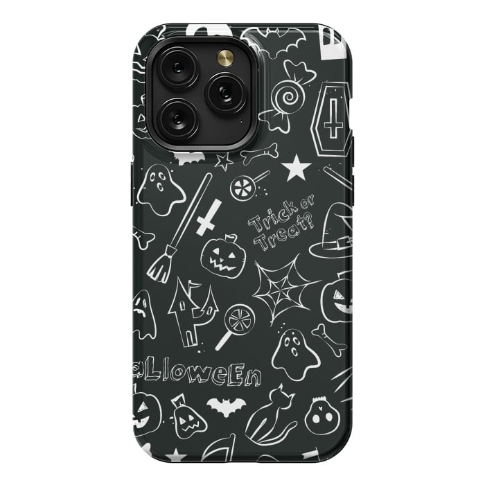 iPhone 15 Pro Max StrongFit Halloween Pattern by Bledi