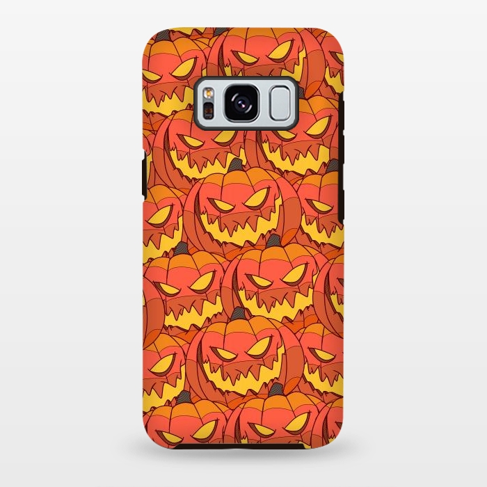 Galaxy S8 plus StrongFit Halloween pumpkin carvings by Steve Wade (Swade)