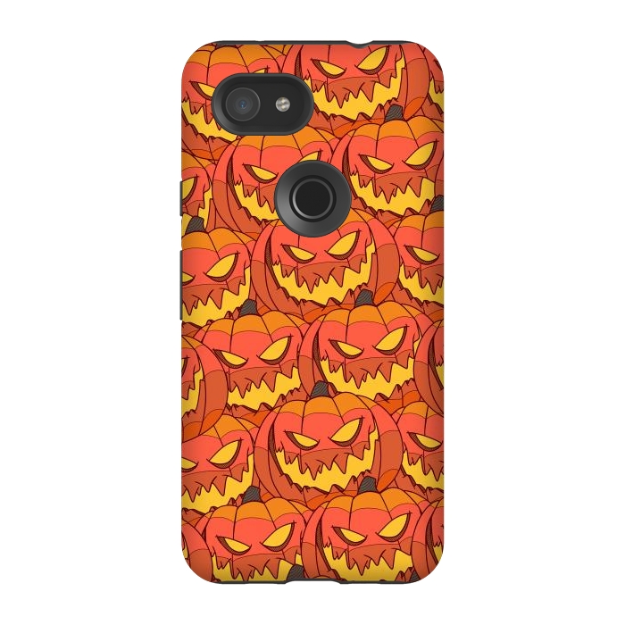 Pixel 3A StrongFit Halloween pumpkin carvings by Steve Wade (Swade)