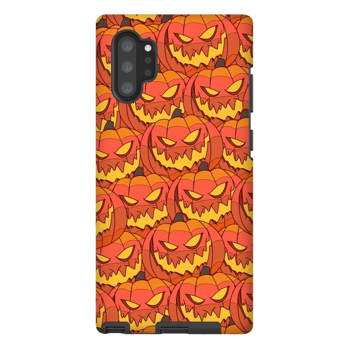 Galaxy Note 10 plus StrongFit Halloween pumpkin carvings by Steve Wade (Swade)