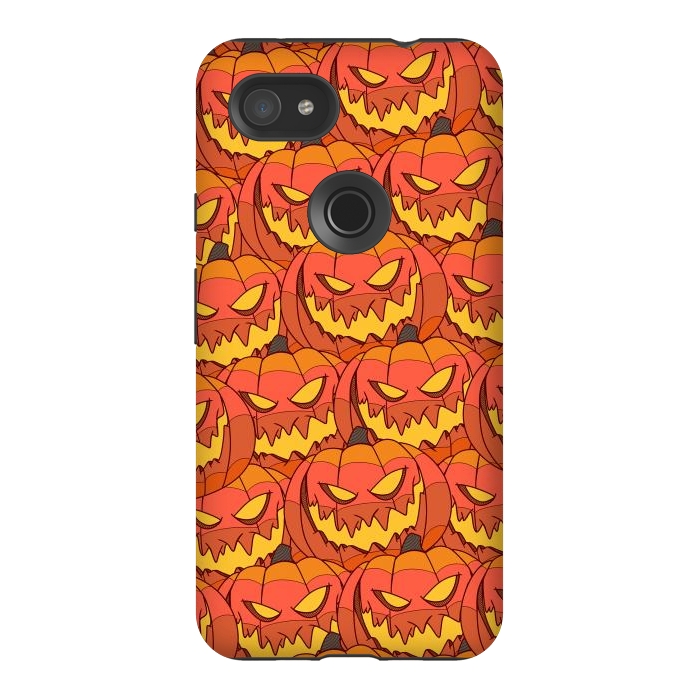 Pixel 3AXL StrongFit Halloween pumpkin carvings by Steve Wade (Swade)