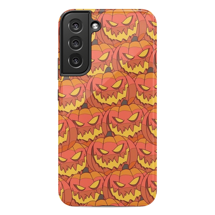 Galaxy S22 plus StrongFit Halloween pumpkin carvings by Steve Wade (Swade)
