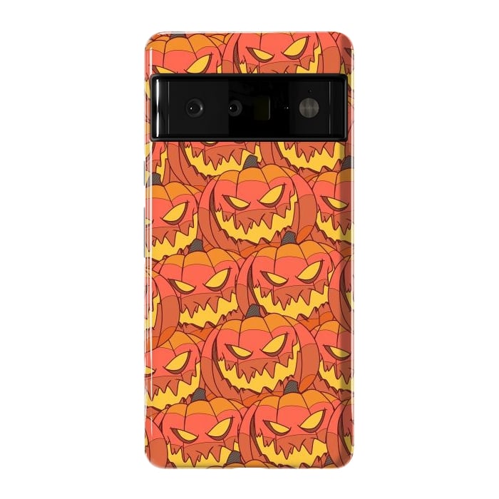 Pixel 6 Pro StrongFit Halloween pumpkin carvings by Steve Wade (Swade)