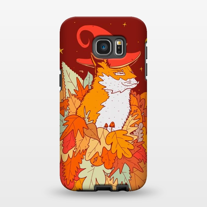 Galaxy S7 EDGE StrongFit The wizard fox by Steve Wade (Swade)