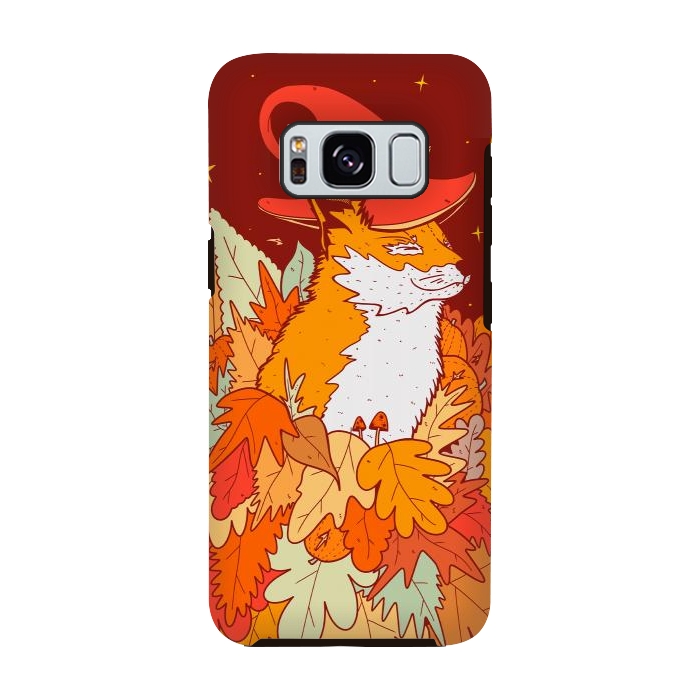 Galaxy S8 StrongFit The wizard fox by Steve Wade (Swade)
