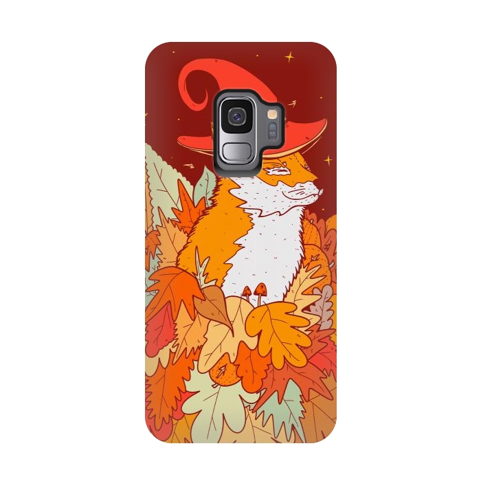 Galaxy S9 StrongFit The wizard fox by Steve Wade (Swade)