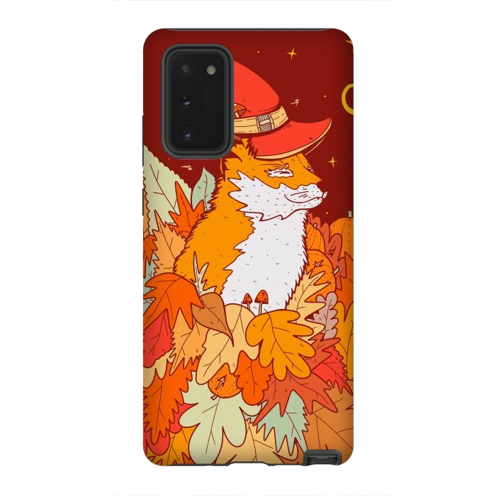 Galaxy Note 20 StrongFit The wizard fox by Steve Wade (Swade)