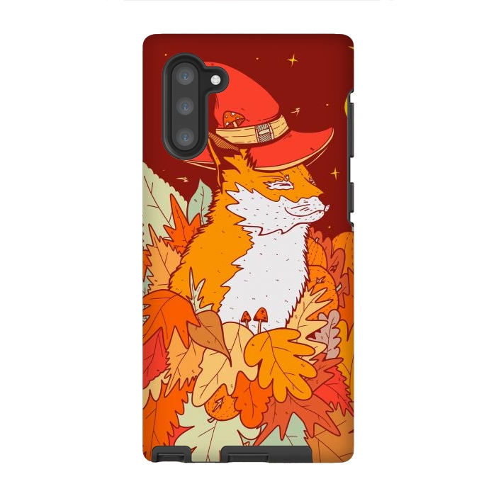 Galaxy Note 10 StrongFit The wizard fox by Steve Wade (Swade)