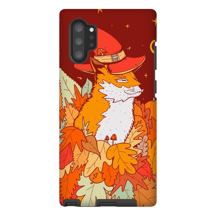 Galaxy Note 10 plus StrongFit The wizard fox by Steve Wade (Swade)