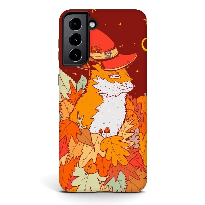Galaxy S21 StrongFit The wizard fox by Steve Wade (Swade)