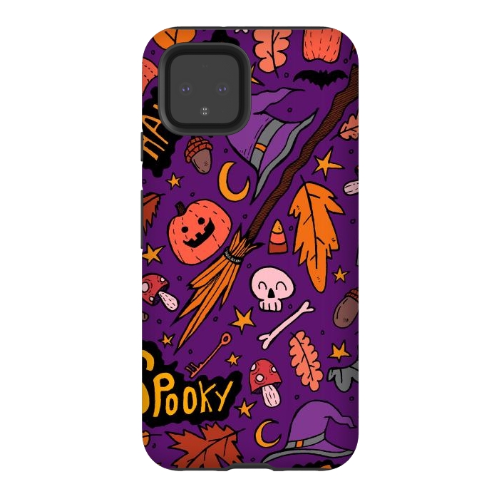 Pixel 4 StrongFit Everything Halloween  by Steve Wade (Swade)